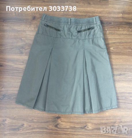 Ajay By Liu Jo Памучна миди карго пола с колан Размер XL, снимка 3 - Поли - 42550300