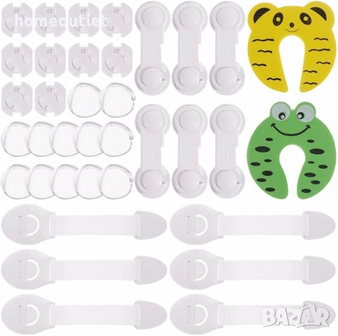 ПРОМОЦИЯ Предпазен комплект за деца с разнообразни протектори (36 части) ROVTOP BABY SAFETY KIT 