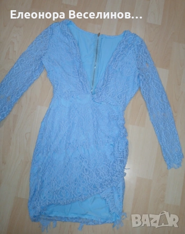 Елегантна дантелена рокля