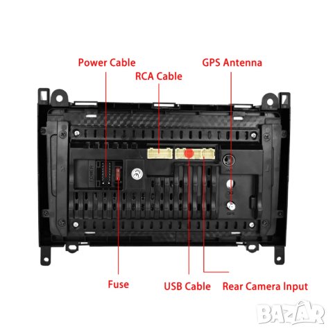 Мултимедия, за Mercedes B200, W906, W639, Vito, Viano, W169, W245, плеър Android, Навигация Мерцедес, снимка 6 - Аксесоари и консумативи - 40618245
