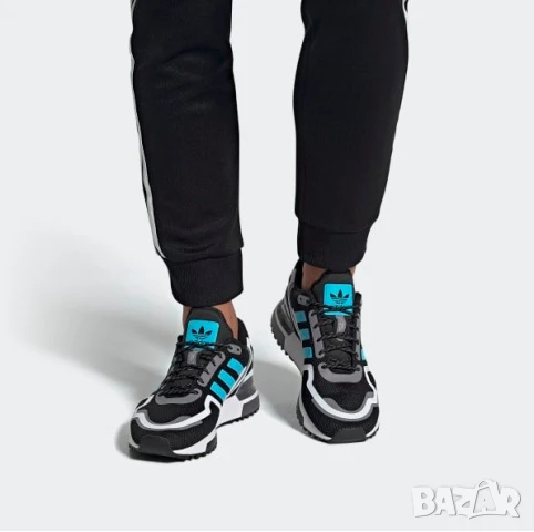 Adidas ZX 750 HD „Bright Cyan“  номер 45 1/3 оригинални маратонки , снимка 6 - Маратонки - 50716947