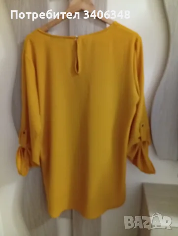Блуза( туника) цвят минзухар. L/XL, снимка 5 - Туники - 55959182