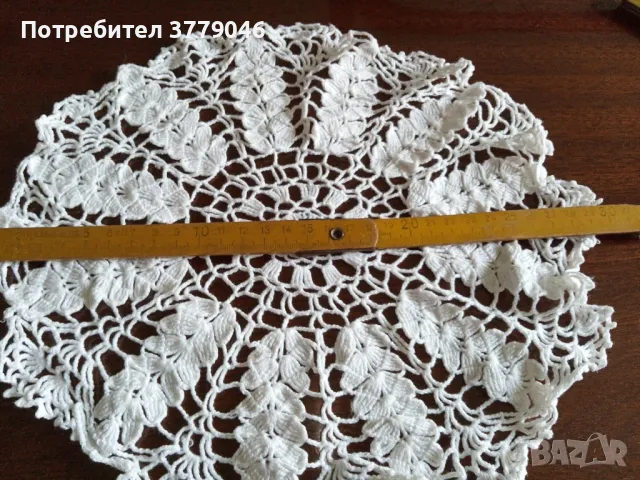 каре плетено на една кука , снимка 5 - Декорация за дома - 49498292