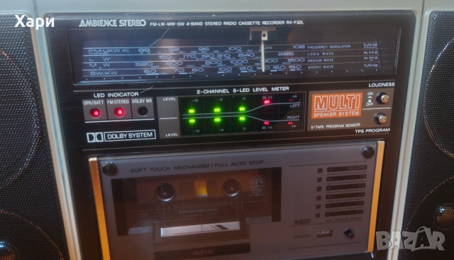 Радио касетофон Panasonic RX-F32LS, снимка 3 - Радиокасетофони, транзистори - 53821809