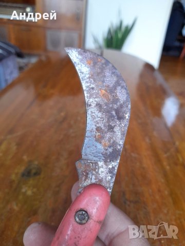 Старо лозарско,овощарско ножче,нож #8, снимка 6 - Антикварни и старинни предмети - 41537482