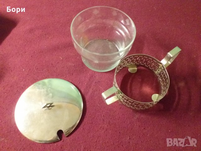 Ретро руска захарница, снимка 4 - Аксесоари за кухня - 34400414