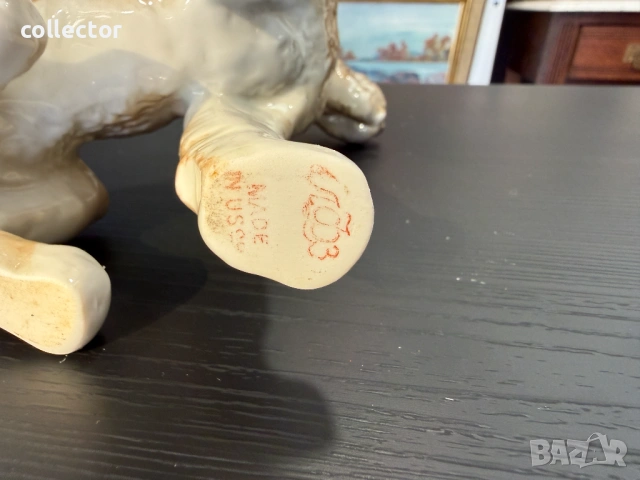 Порцеланово куче от породата Еърдейл ЛФЗ. №7916, снимка 7 - Колекции - 53681419