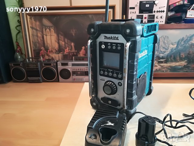 MAKITA RADIO+CHARGER+BATTERY PACK 1302231052, снимка 3 - Радиокасетофони, транзистори - 39656128