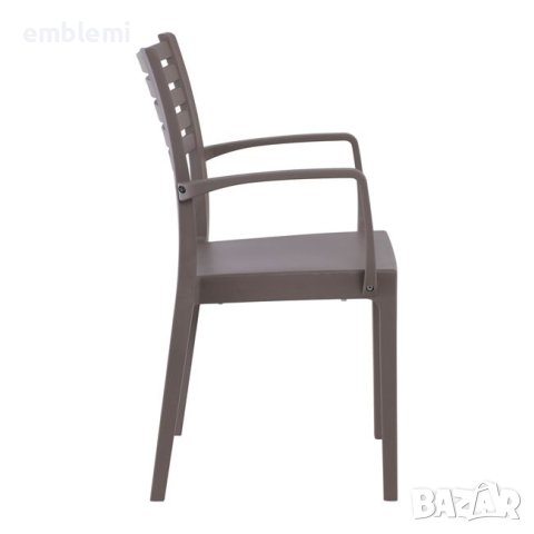 Стол трапезен градински OLIMPIA ARM Бежав, снимка 3 - Столове - 44277261