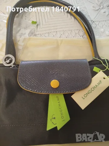 НОВА Longchamp Le Pliage – с етикети, М, дълги дръжки, снимка 8 - Чанти - 55797884
