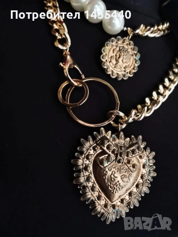 Двойно колие на дизайнерката Анелия Милчева, снимка 11 - Колиета, медальони, синджири - 52395611
