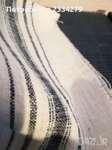 Топчета кенар, плат за кърпи, месал и ризи, ръчно тъкано памучно платно. , снимка 3 - Антикварни и старинни предмети - 47646225