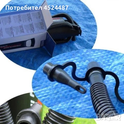 Ръчна помпа за надуване INTEX 68612 с вентилационен маркуч и 3 броя накрайници, снимка 4 - Аксесоари и консумативи - 53860287