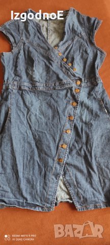 Л/ХЛ страхотна дънкова рокля , снимка 8 - Рокли - 41594330