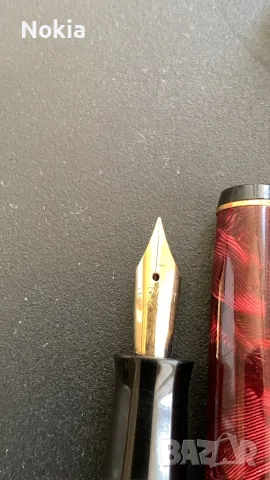 Винтидж немска писалка PROVITAR 14K – златно перо, бутонен пълнител