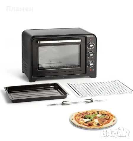 Moulinex Optimo OX4958 – електрическа фурна 60 L, 2200 W, 7 режима, черна, снимка 7 - Печки, фурни - 55898910