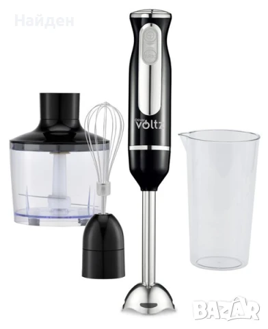 Пасатор, чопър и миксер 3в1 Oliver Voltz OV51112KSC, 800W, 700ml, Стоманена приставка, 2 скорости