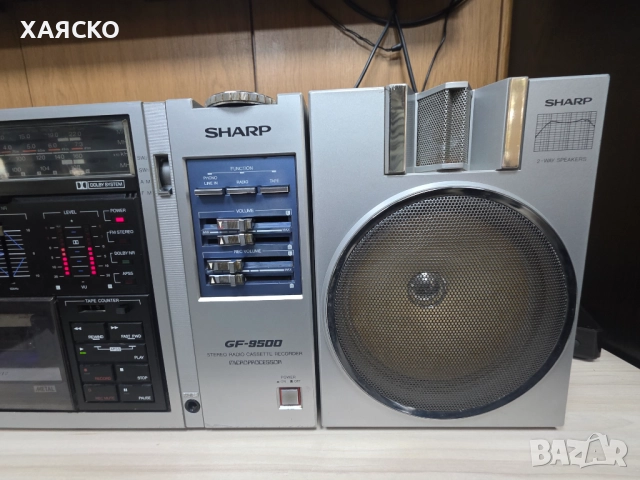 SHARP GF-9500, снимка 4 - Радиокасетофони, транзистори - 52341185