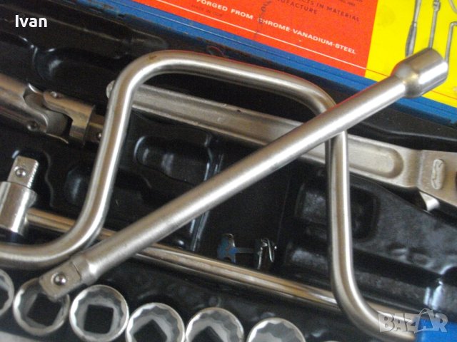 Made in GDR-Старо Качество Немска Гедория/Гидория-Инструменталиум-11-32мм-25 части-Хром-Ванадиум, снимка 14 - Други инструменти - 40343264