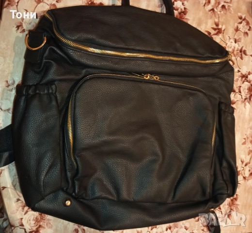 Нова Кожена Голяма Дамска Раница , снимка 4 - Раници - 52418742