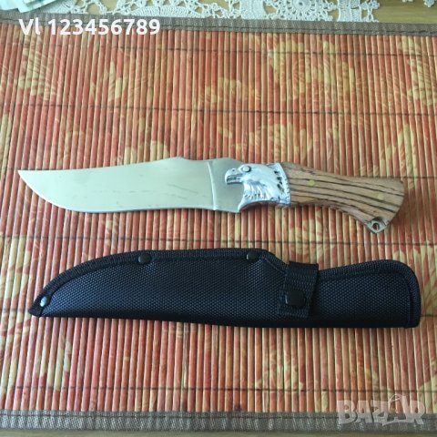 Руски нож "ОРЕЛ" -Стомана 65Х13; размер 160Х270, снимка 1 - Ножове - 34004115