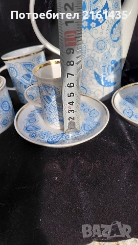 Нов неупотребяван Български порцеланов сервиз за кафе от старото производство , снимка 7 - Сервизи - 52957608