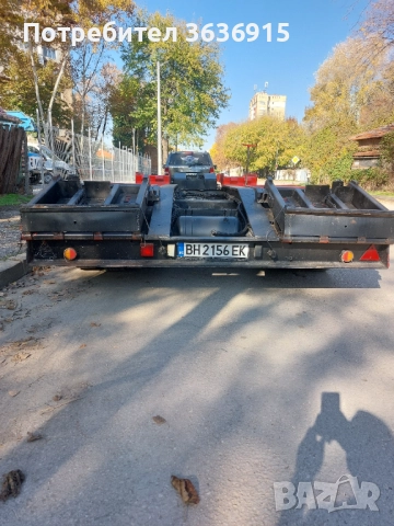 Атовозно ремърке с ниска товарна площадка, снимка 12 - Ремаркета - 52263600