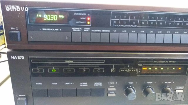 Стерео усилвател, тунер Telefunken HA870,HT870, снимка 5 - Ресийвъри, усилватели, смесителни пултове - 41802340