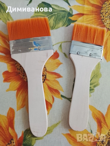 Комплект дунапренени валяци + две широки четки, снимка 4 - Ученически пособия, канцеларски материали - 53578094