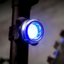 PS1200-BLUE Предна и OPTIKS-BLUE Аварийна патрулна велосипедна светлина, снимка 6