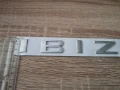 сребрист надпис Seat Ibiza стар стил, снимка 5