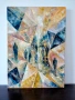 Голяма картина, маслени бои върху платно- 50х70см , снимка 2