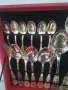 Италиански посребрени прибори за хранене.  Комплекта е в кутия и е за 12 души. Всички прибори са мар, снимка 7