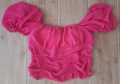 Кукленска блуза в цвят циклама , снимка 2