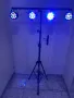 Продавам комплект мобилна стойка и 4 бр. LED PAR осветление, снимка 2