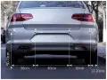 Парктроник за кола с 4 датчика LCD дисплей и звук - Черен, снимка 4