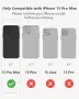 Калъф SCORPIFY за iPhone 15 Pro Max с MagSafe и маслиненозелен змийски принт, снимка 3