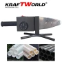 Поялник за полипропиленови тръби Ф20–63 мм KraftWorld 2500W Лепачка за ППР + ножица и ръкавици, снимка 5