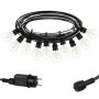 Декоративен Гирлянд с 10 LED крушки, снимка 4