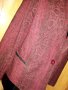 Винено червено сако със змийски принт Л, снимка 4