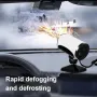 360-градусов вентилатор печка за кола 12/24V за размръзяване на стъкло, снимка 1