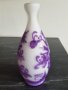 Красива ваза НАНСИ DAUM NANCY сецесион лилава реплика, снимка 2