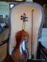 Старинна цигулка с лък, снимка 3