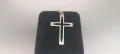 Сребърен кръст-1,00гр/925, снимка 1