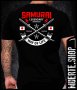 Черна тениска с щампа SAMURAI WAY OF LIFE