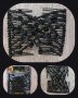 Шнола гребен за кок с мрежа от мъниста, снимка 1 - Аксесоари за коса - 35815369