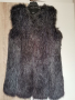 Дамски елек с косъм, снимка 3