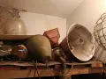 Голяма колекция от стари осветителни тела и старо индустриално осветление.Направа на СТИЙМ ПЪНК ., снимка 9