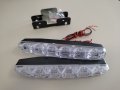 Комплект от 2 бр. Дневни Светлини Халогени Диодни 6 SMD LED DRL 12V Е4 6000К, снимка 3