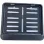Черна PVC стойка за мото номер до 160 x 200 mm, снимка 2